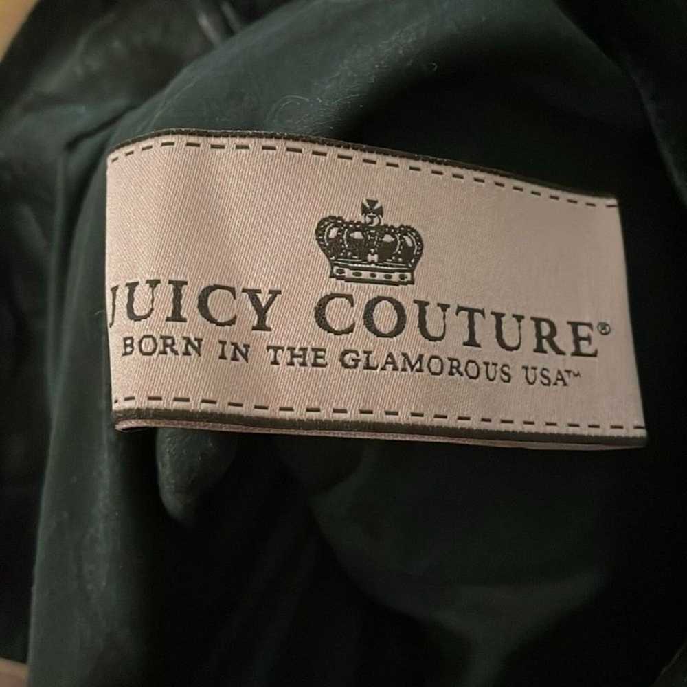 Juicy Couture Black Lamb Leather Heiress Large To… - image 2