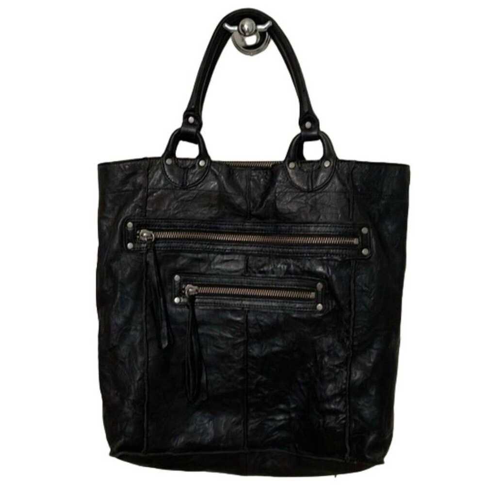 Juicy Couture Black Lamb Leather Heiress Large To… - image 3