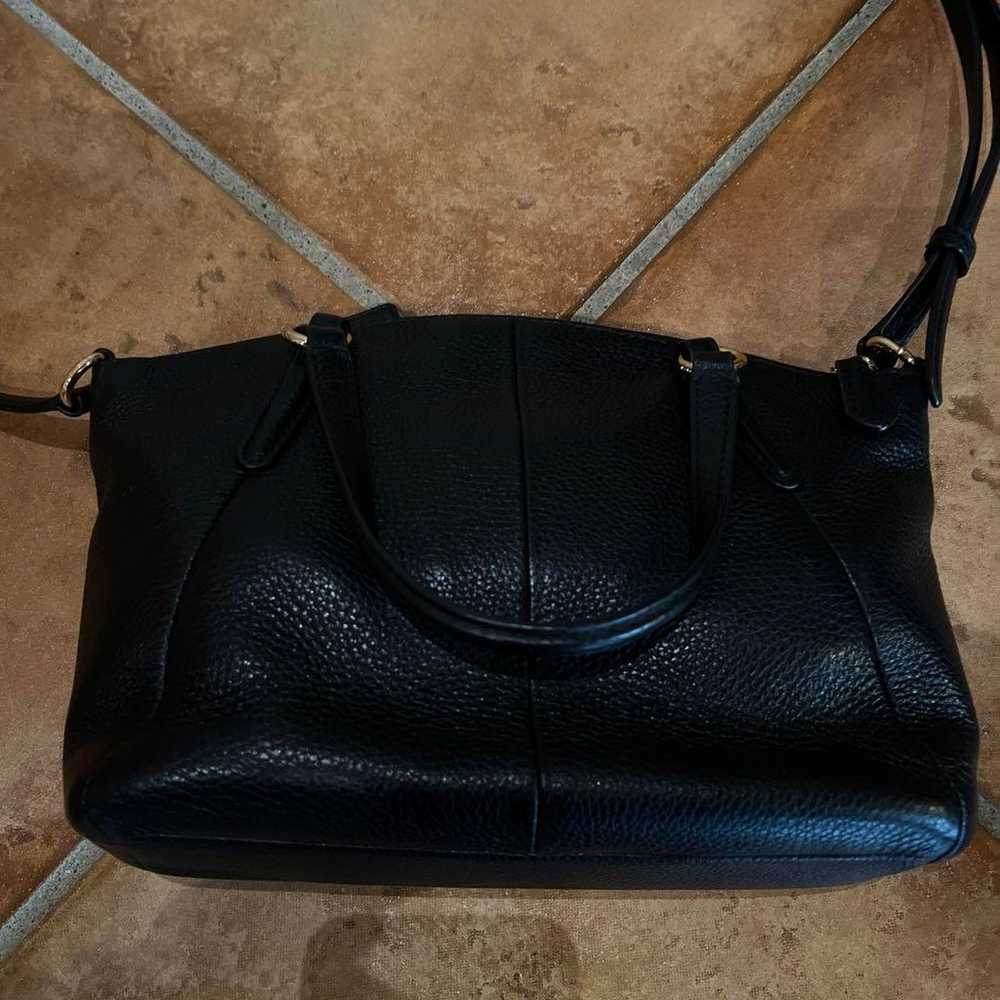 COACH Black Leather Shoulder Bag - image 3