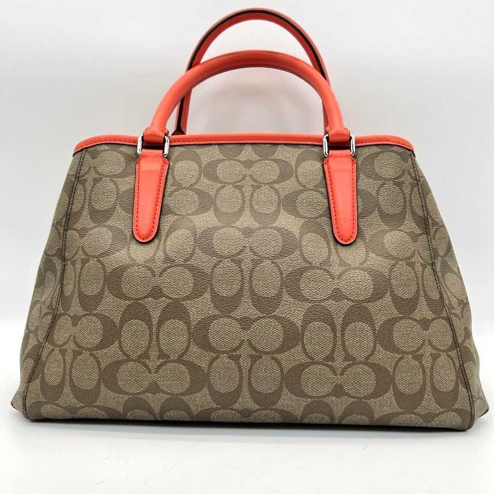 Superior quality COACH handbag shoulder signature… - image 2