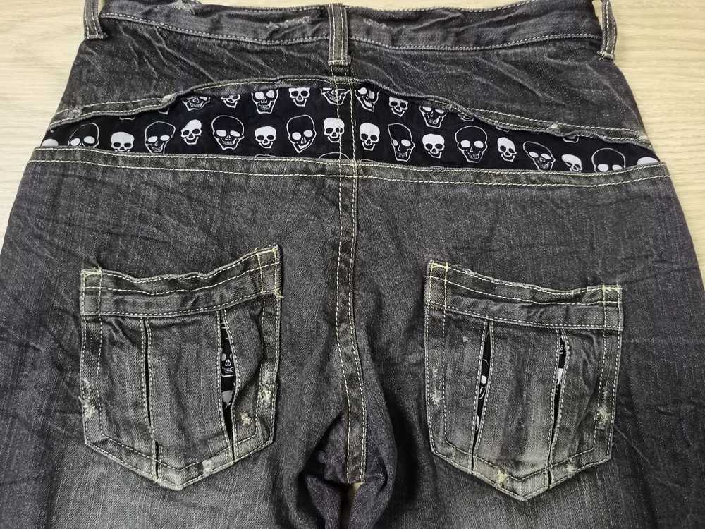 Black × Japanese Brand × Skull Jeans Japanese Bra… - image 2