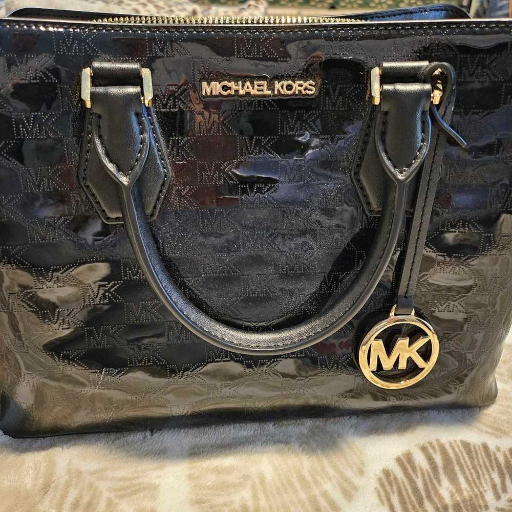 Michael Kors Camille Satchel black - image 1