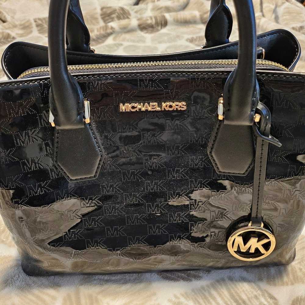 Michael Kors Camille Satchel black - image 2