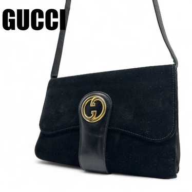 【Excellent Condition】GUCCI Old Gucci Interlocking 