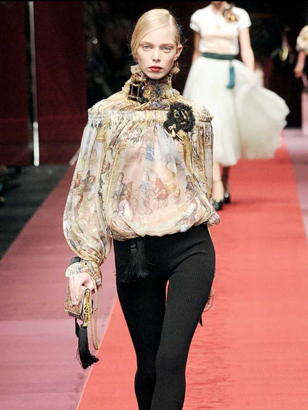 D&G Dolce & Gabbana Fall 2009 Ruched Silk Dress - image 2