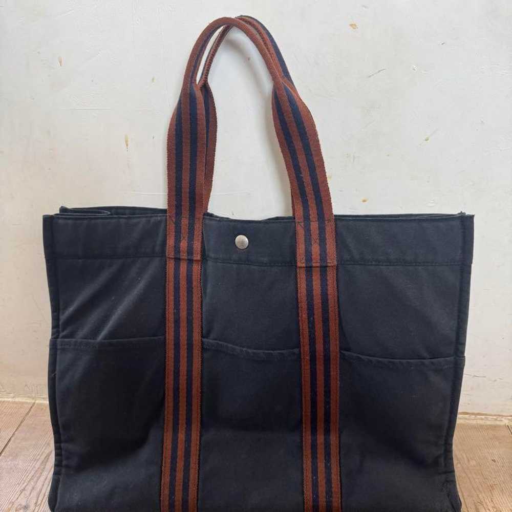 【Excellent Condition】Hermes Houlton GM Navy x Bro… - image 2