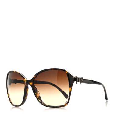 CHANEL Acetate CC Bow Sunglasses 5205-A Tortoise