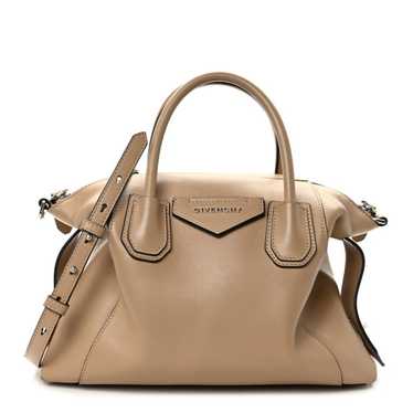 GIVENCHY Smooth Calfskin Small Soft Antigona Beig… - image 1