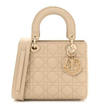 CHRISTIAN DIOR Lambskin Cannage Small My ABCDior L