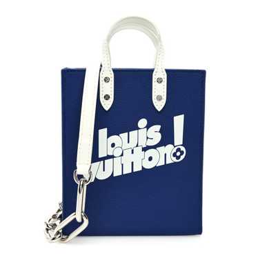 LOUIS VUITTON Calfskin Everyday LV Sac Plat XS Bl… - image 1