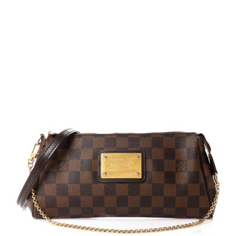 LOUIS VUITTON Damier Ebene Eva Clutch - image 1