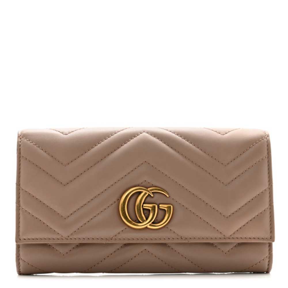 GUCCI Calfskin Matelasse GG Marmont Continental W… - image 1