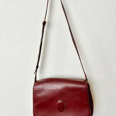 Cartier Must Line Shoulder Bag Bordeaux