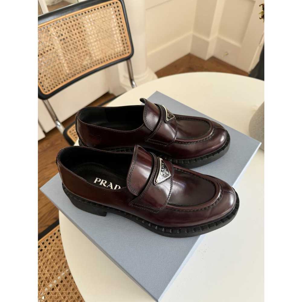 Prada Chocolate exotic leathers flats - image 6