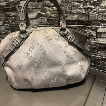 COACH Madison Purse Dotted Sophia Satchel Bag 1593