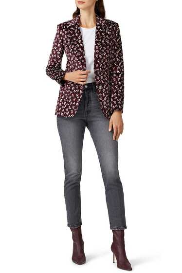 La Vie Rebecca Taylor Cherise Velvet Blazer