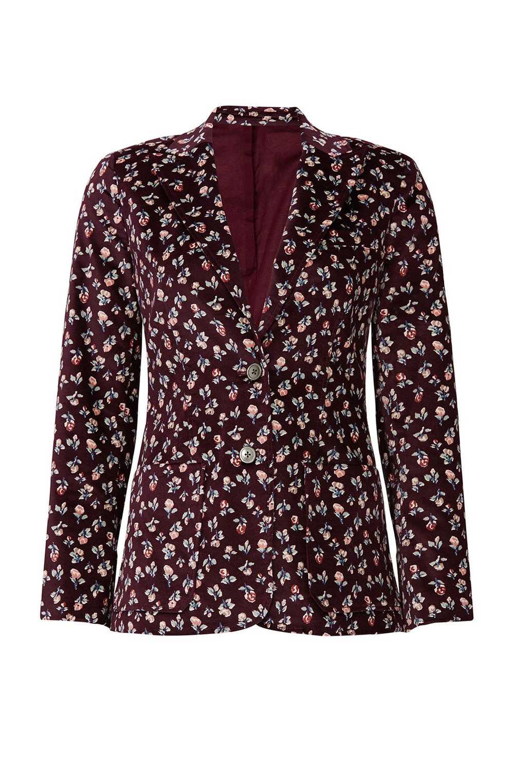 La Vie Rebecca Taylor Cherise Velvet Blazer - image 5