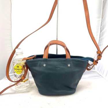 Dakota stitch 2-way leather shoulder handbag