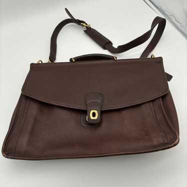 Vintage COACH Metropolitan Chocolate Brown Smooth… - image 1