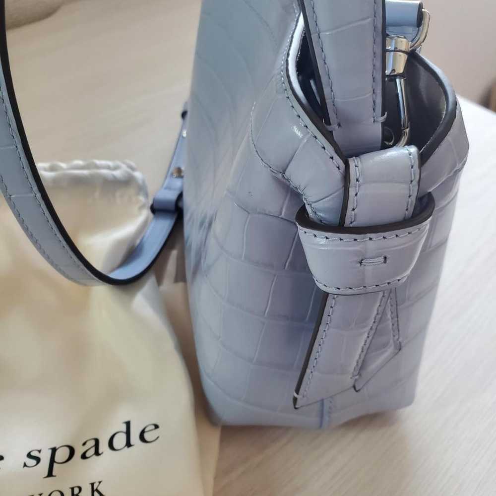 【Like New】kate spade Shoulder Bag Blue Crocodile - image 10