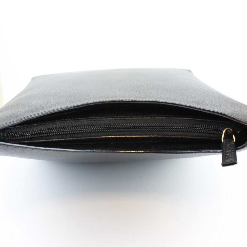 GUCCI Bamboo Leather Black Shoulder Bag Handbag - image 6