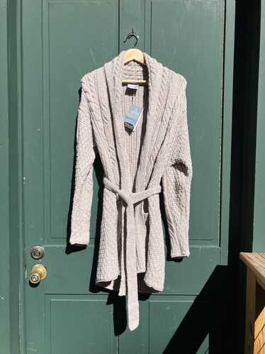 Aran Woollen Mills Aran Cable Knit Wrap Cardigan…