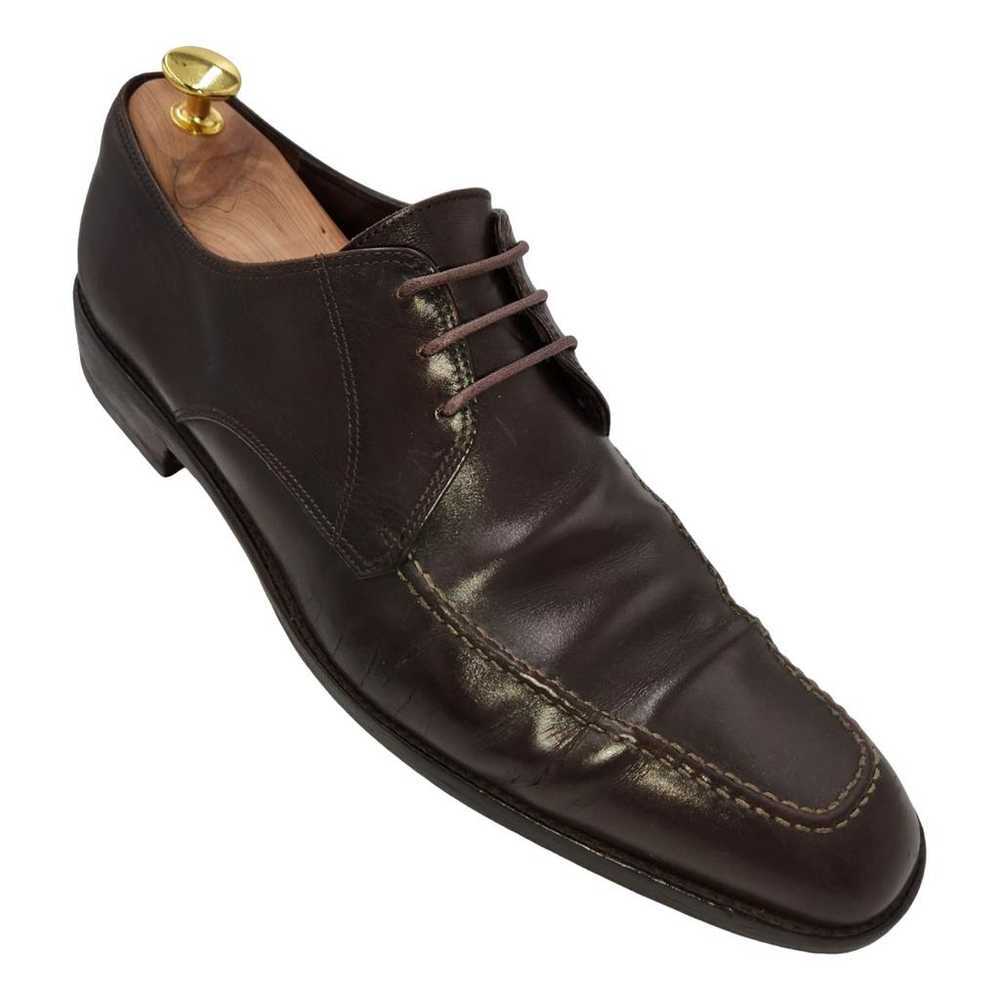 Salvatore Ferragamo Leather lace ups - image 1