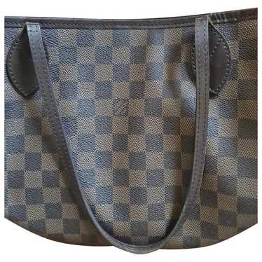 Louis Vuitton Neverfull leather tote