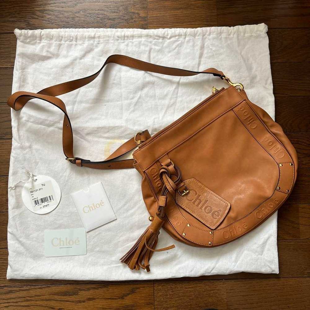 Chloé shoulder bag camel leather. - image 1