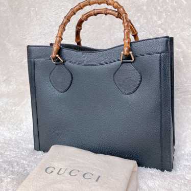 Gucci Bamboo Diana Handbag Black Large