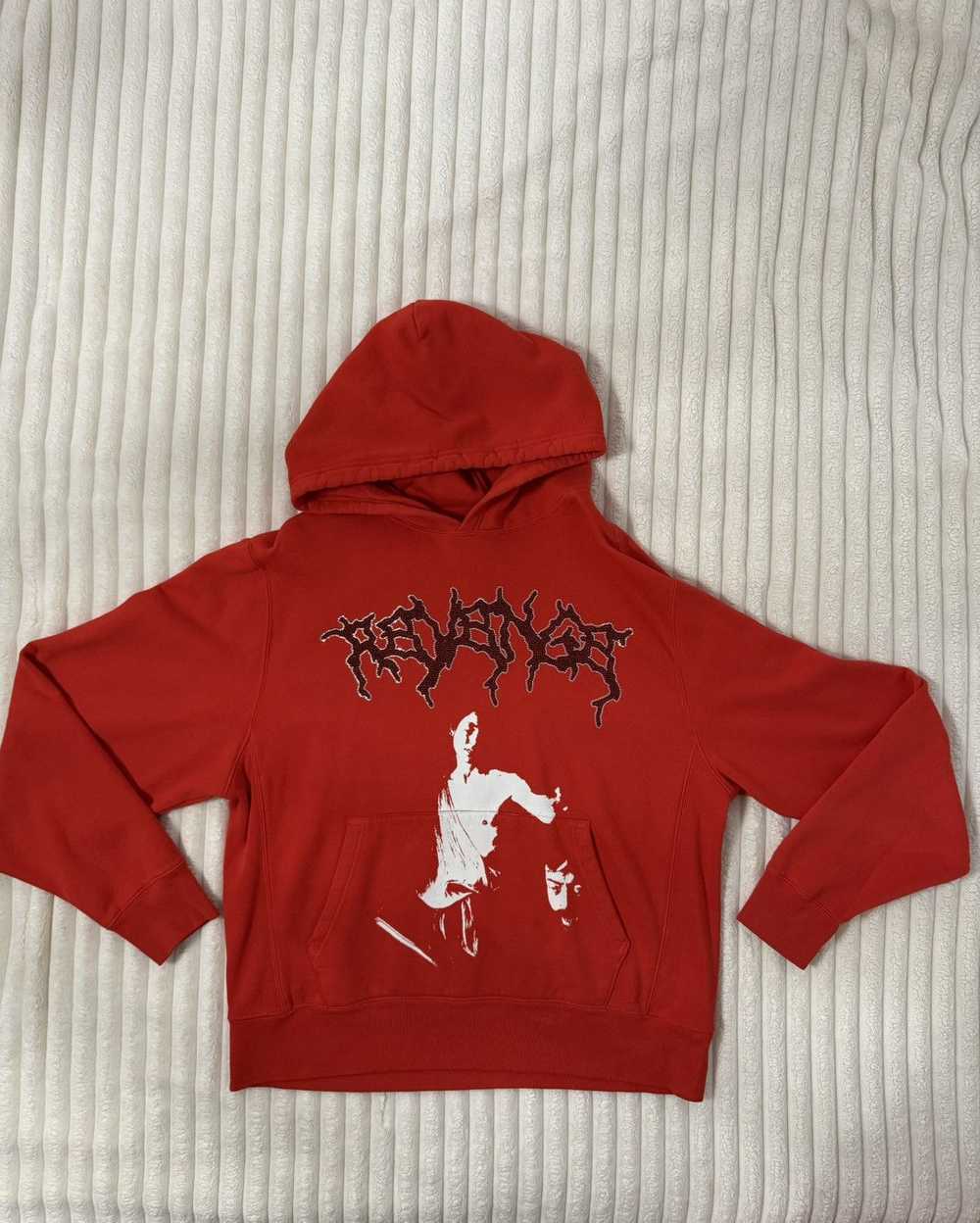 Revenge × Streetwear Revenge rhinestone hoodie - image 1