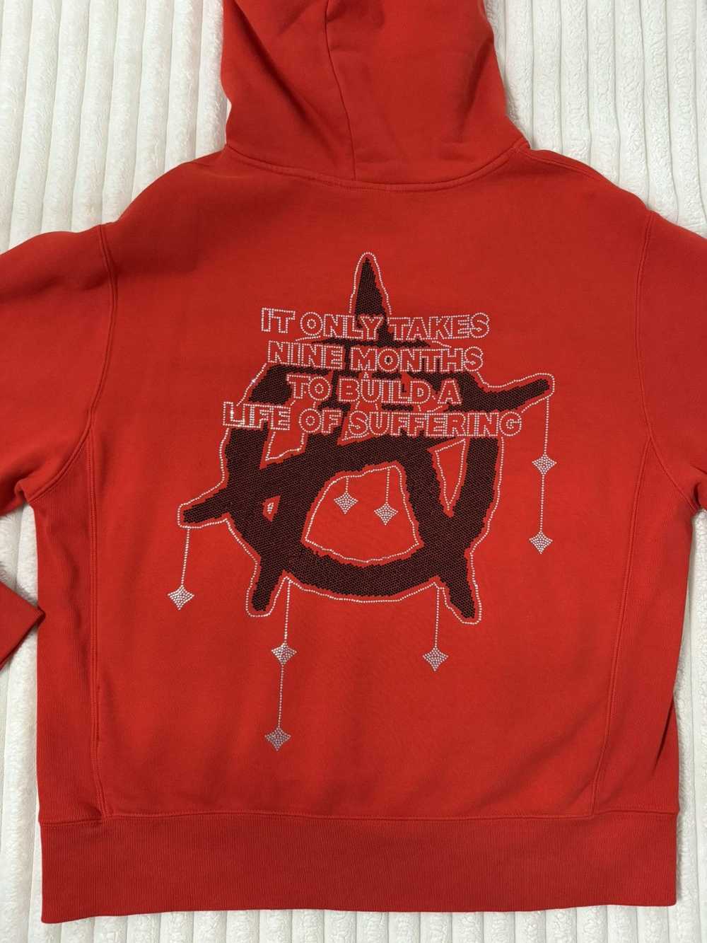 Revenge × Streetwear Revenge rhinestone hoodie - image 6