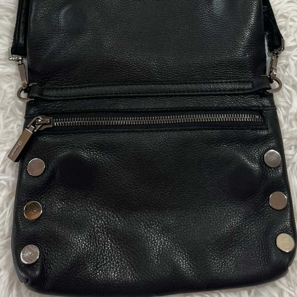 Hammitt VIP Black/Gunmetal Small Leather Crossbod… - image 12