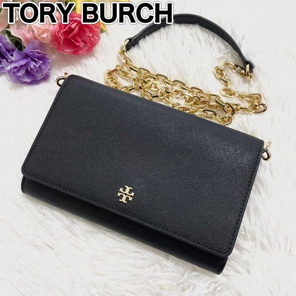 【Mint Condition】Tory Burch Shoulder Wallet Chain … - image 1