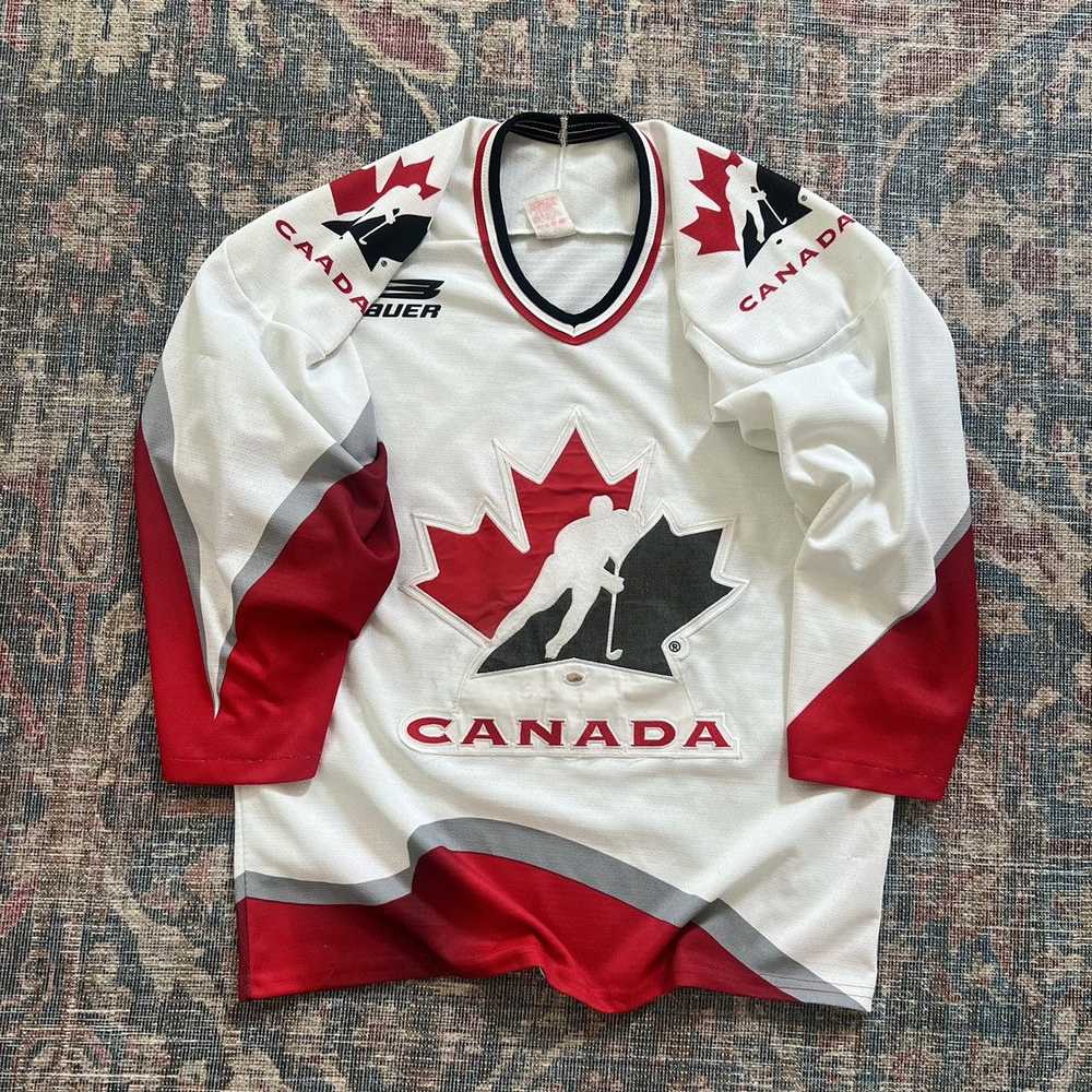 Hockey Jersey × Sportswear × Vintage 1996 Team Ca… - image 1