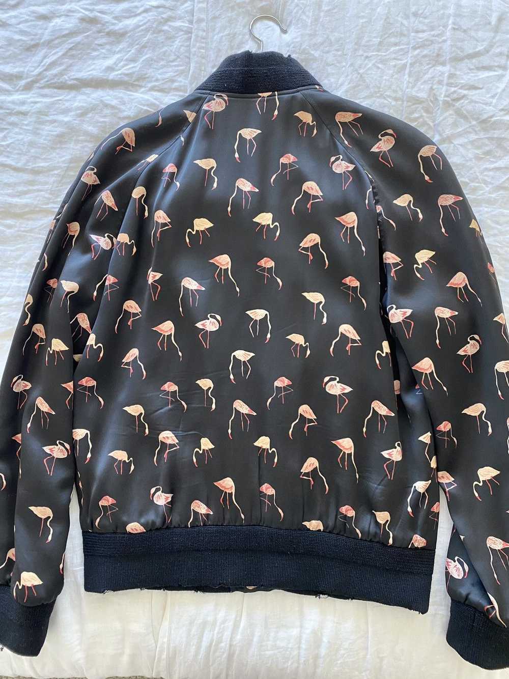 Saint Laurent Paris Saint Laurent Satin Flamingo … - image 2