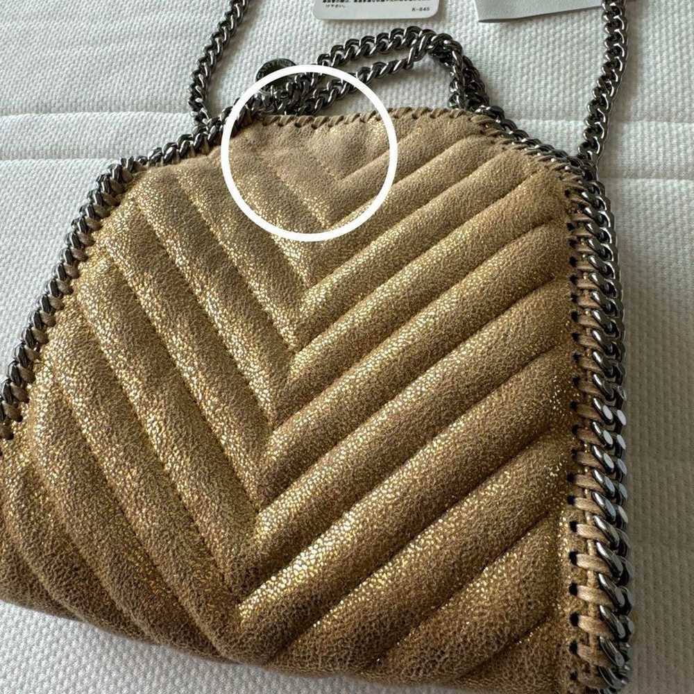 STELLA McCARTNEY Falabella Tiny Gold Beige - image 10