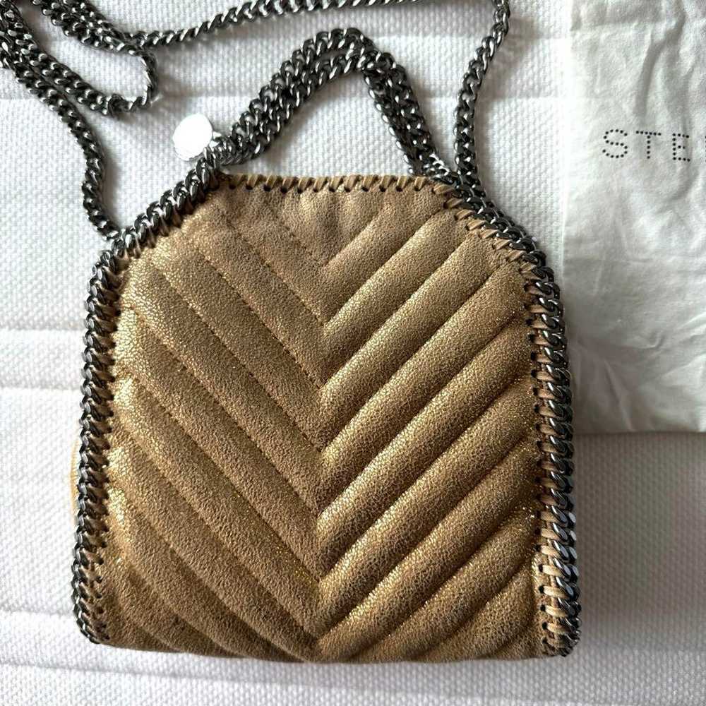 STELLA McCARTNEY Falabella Tiny Gold Beige - image 2