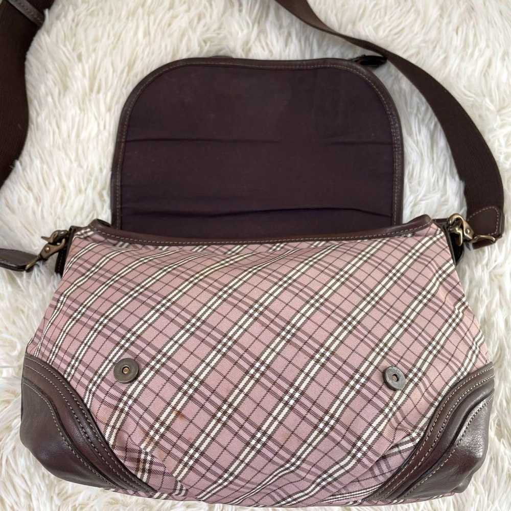 Burberry Blue Label Pink Nova Check x Brown 2way … - image 9