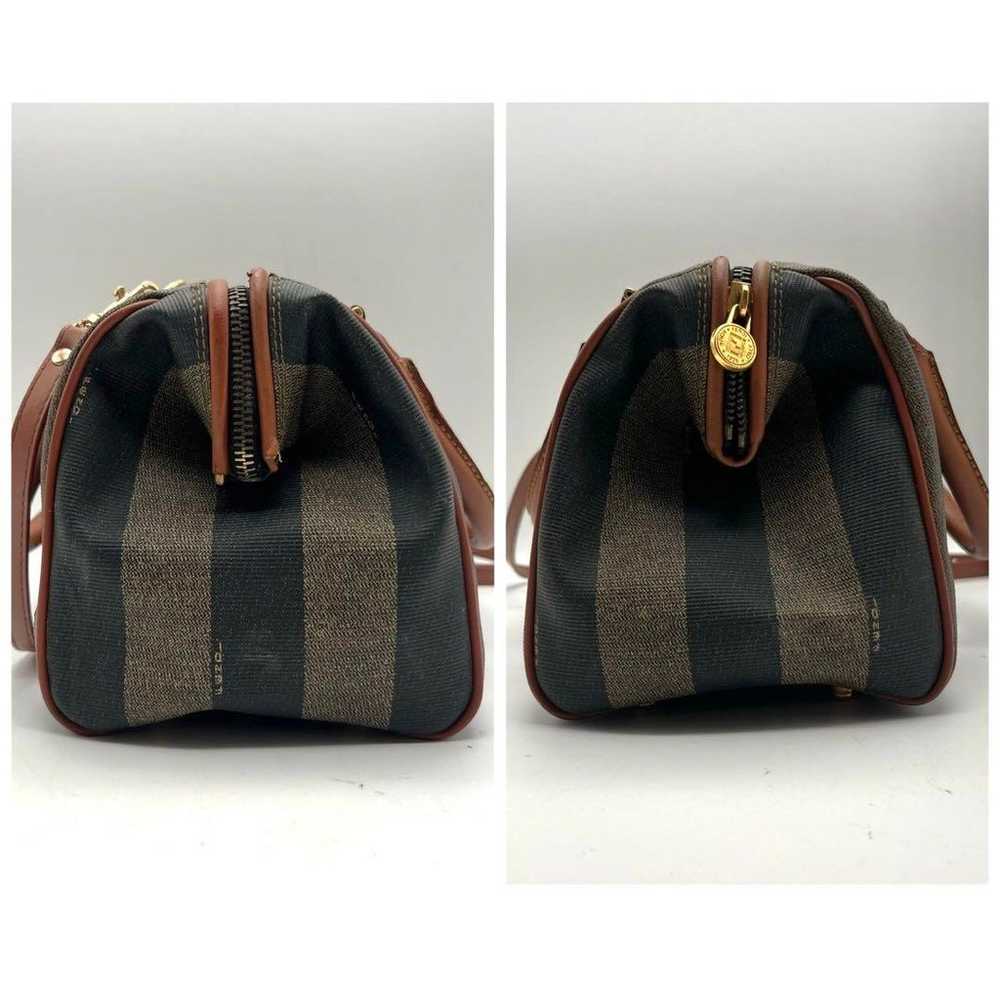 【Good condition】Fendi handbag mini Boston pecan p… - image 3