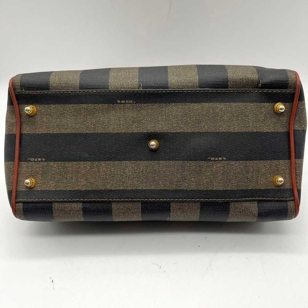 【Good condition】Fendi handbag mini Boston pecan p… - image 4