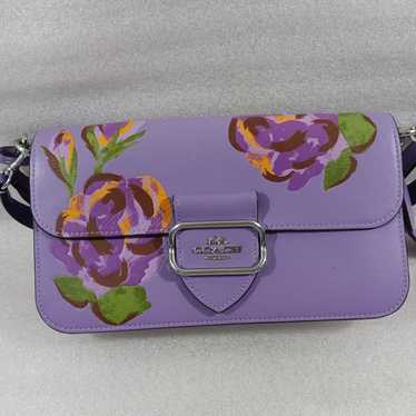 NEW Coach Morgan Shoulder Bag Cross Body Floral Le