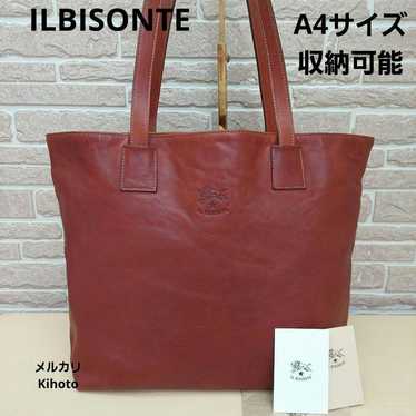 IL BISONTE Tote Leather Vintage Brown.