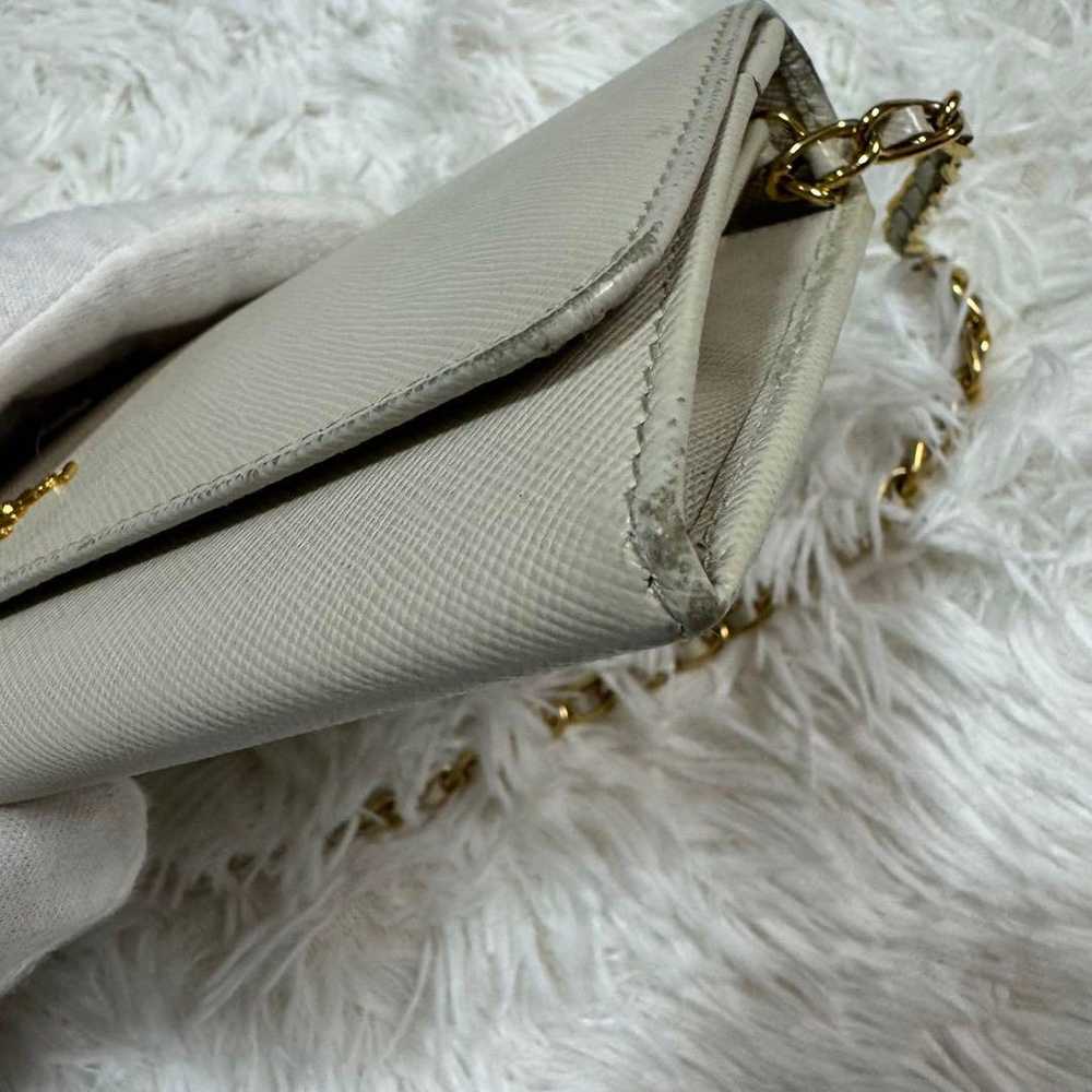 PRADA Shoulder Bag Shoulder Wallet White Series - image 12