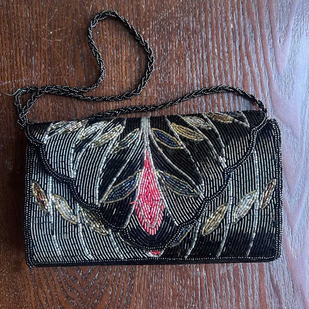 Vintage hand beaded bag - image 11