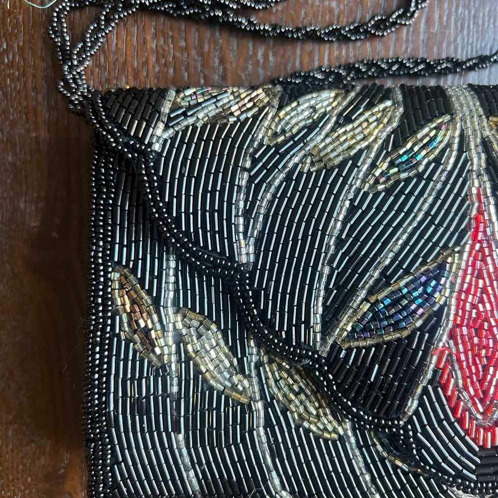 Vintage hand beaded bag - image 9