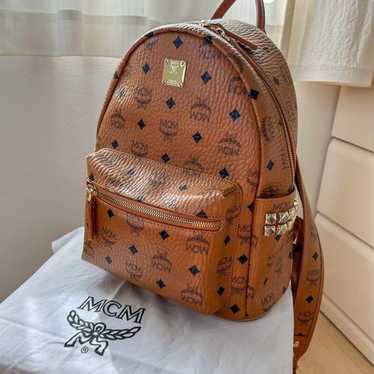 MCM backpack, size S, brown. - image 1