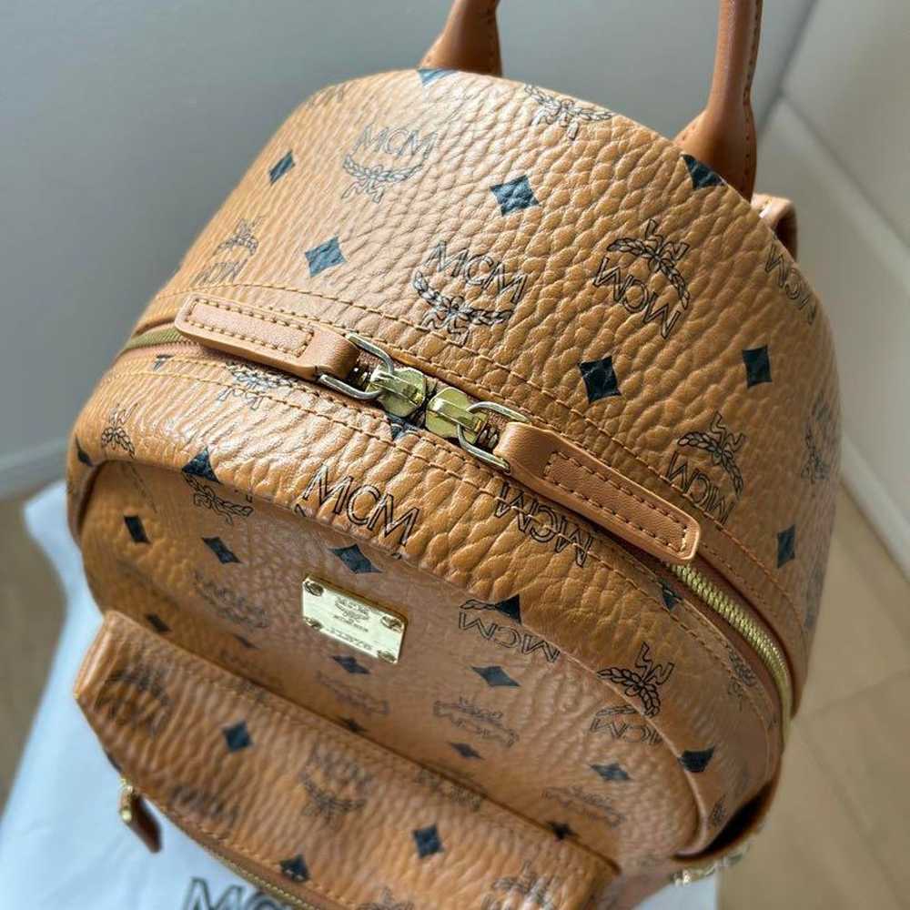 MCM backpack, size S, brown. - image 3