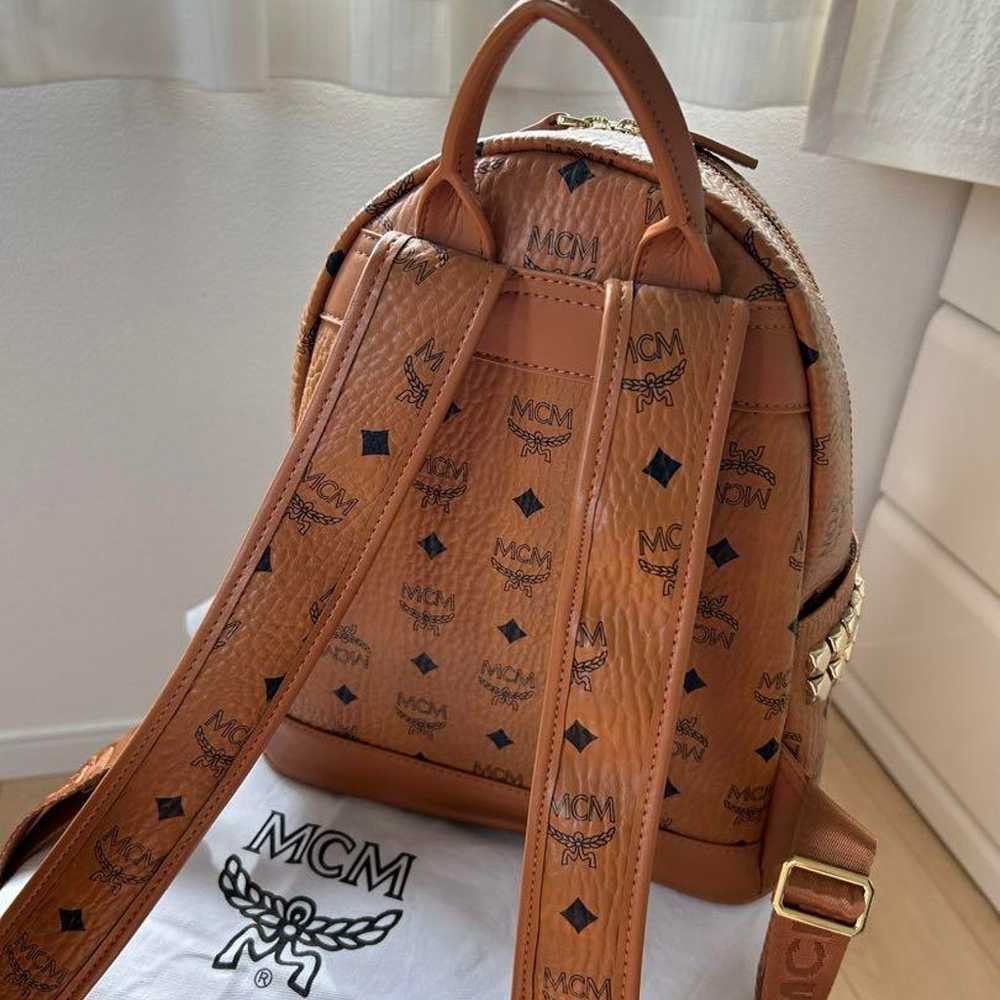 MCM backpack, size S, brown. - image 4