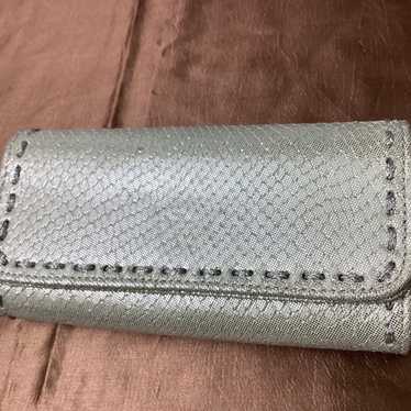 Vintage Carlos Falchi Evening Bag Metallic Leather - image 1